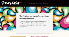 Desktop Screenshot of groovycolor.com