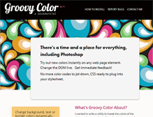 Tablet Screenshot of groovycolor.com